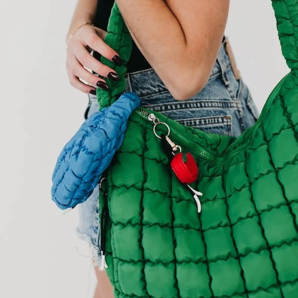 Rylyn Mini Puffer Bag Charm – Blue
